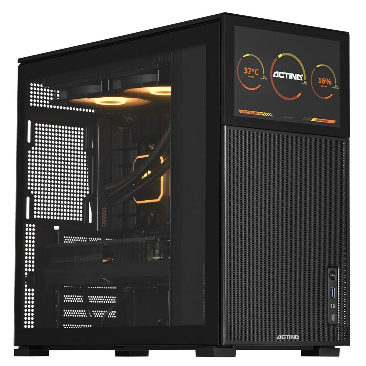 Højtydende Actina Desktop PC med AMD Ryzen 7 7800X3D, 32GB RAM & 2TB SSD