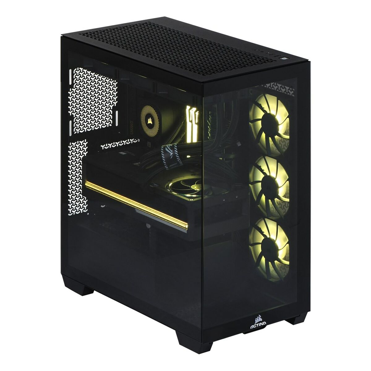 Afbeeldingen van Desktop PC Actina Actina iCUE 9800X3D/64B/2TB/RTX5090/1000W 64 GB RAM 2 TB SSD AMD Ryzen 7 9800X3D