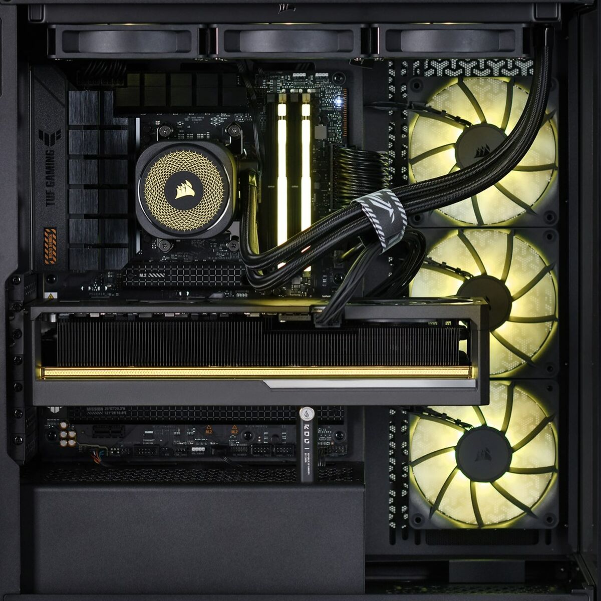 Afbeeldingen van Desktop PC Actina Actina iCUE 9800X3D/64B/2TB/RTX5090/1000W 64 GB RAM 2 TB SSD AMD Ryzen 7 9800X3D