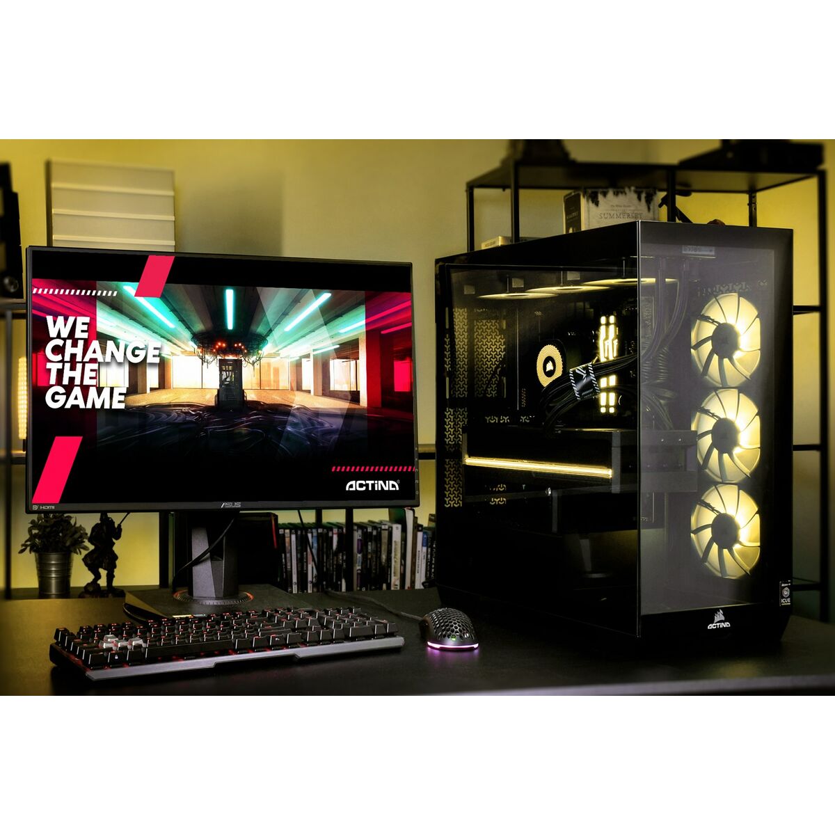 Afbeeldingen van Desktop PC Actina KOMACNGIP0215 AMD Ryzen 7 7800X3D 32 GB RAM 2 TB SSD RTX 5080