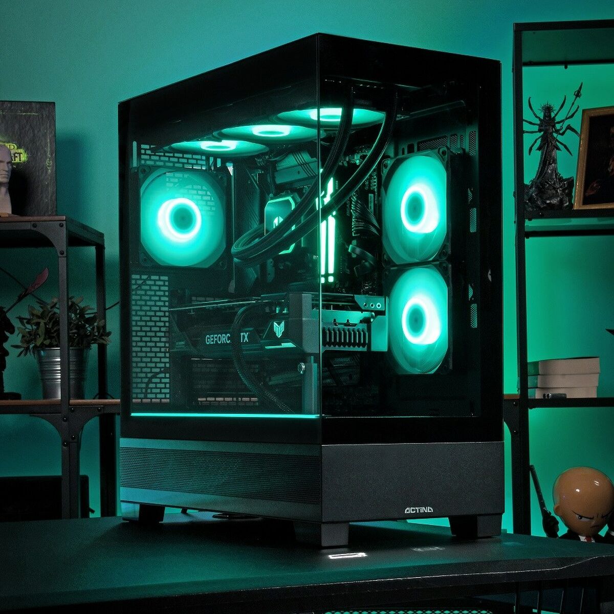 Afbeeldingen van Desktop PC Actina KOMACNGIP0300 32 GB RAM 32 GB 2 TB SSD RTX 5080 AMD Ryzen 7 9800X3D