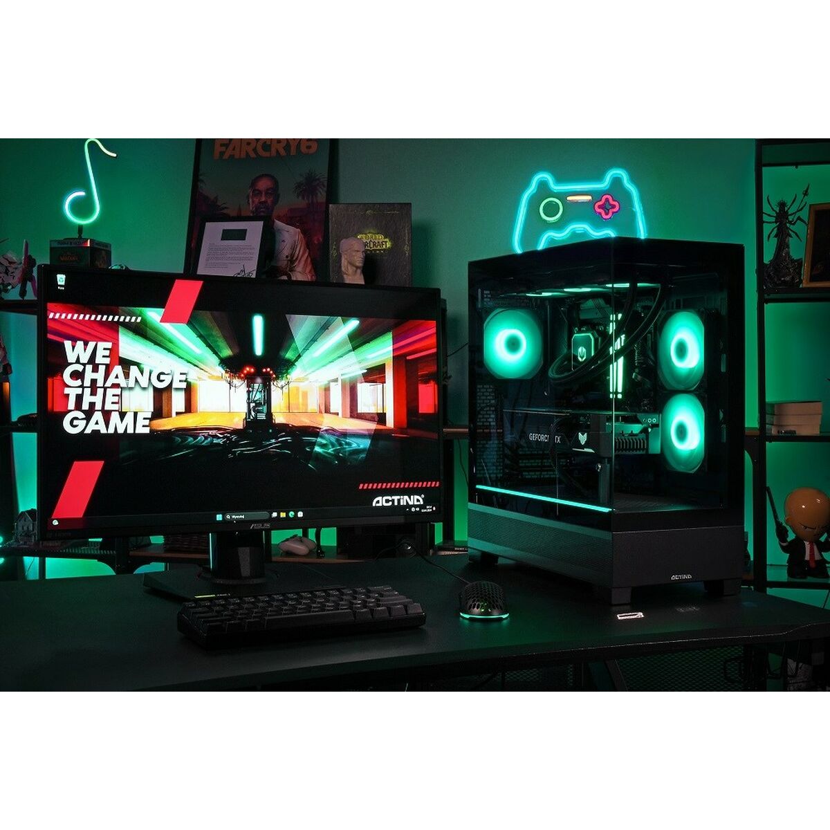 Afbeeldingen van Desktop PC Actina KOMACNGIP0300 32 GB RAM 32 GB 2 TB SSD RTX 5080 AMD Ryzen 7 9800X3D