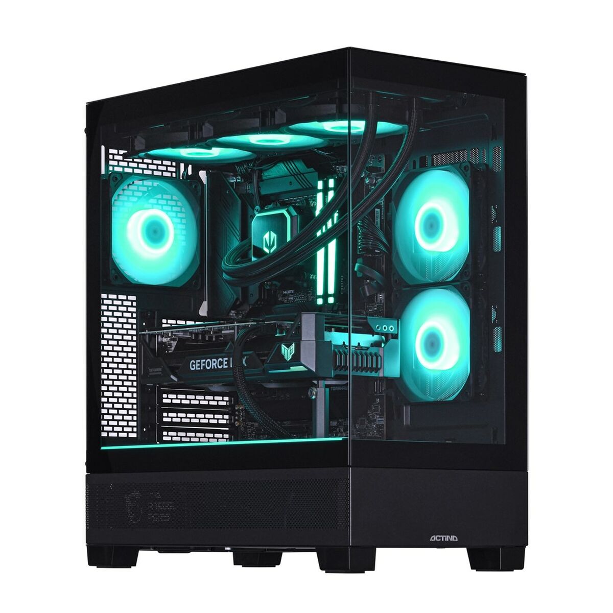 Afbeeldingen van Desktop PC Actina KOMACNGIP0322 AMD Ryzen 7 7800X3D 32 GB RAM 1 TB SSD RADEON RX 9070 XT
