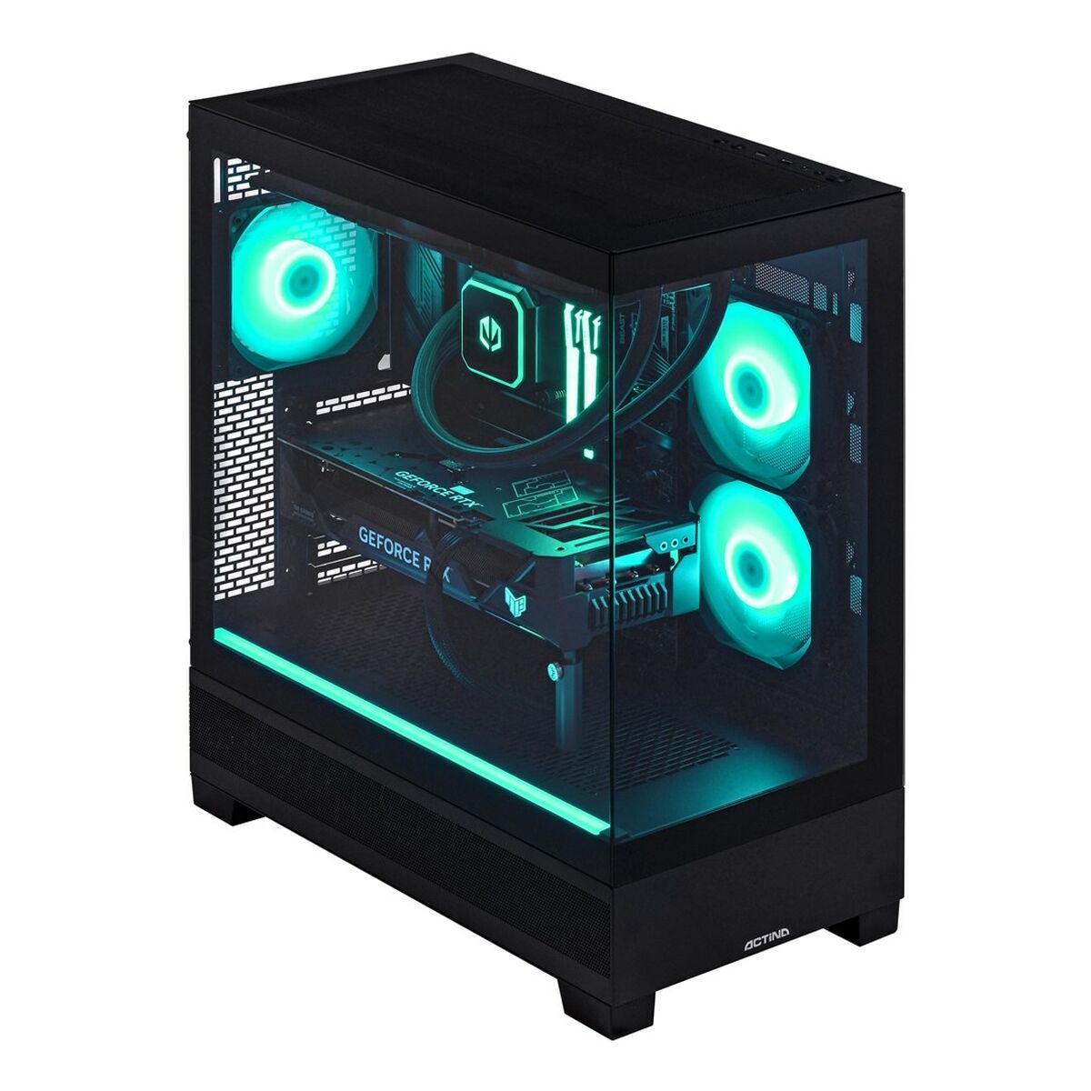 Afbeeldingen van Desktop PC Actina KOMACNGIP0322 AMD Ryzen 7 7800X3D 32 GB RAM 1 TB SSD RADEON RX 9070 XT