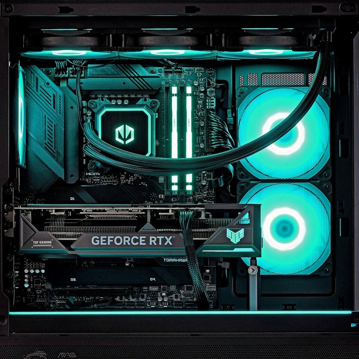 Afbeeldingen van Desktop PC Actina KOMACNGIP0322 AMD Ryzen 7 7800X3D 32 GB RAM 1 TB SSD RADEON RX 9070 XT
