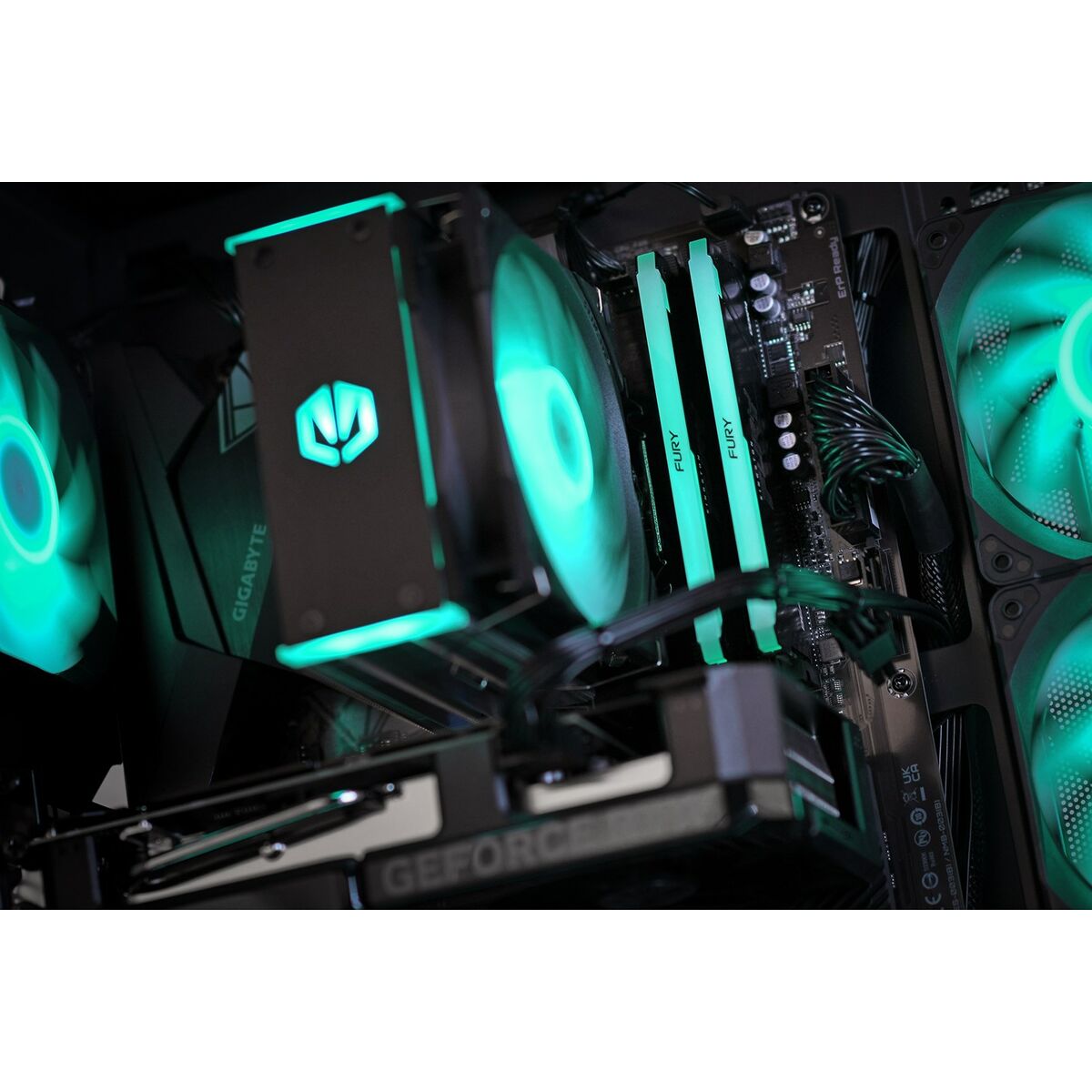 Afbeeldingen van Desktop PC Actina KOMACNGIP0372 Intel Core i7-8700 AMD Ryzen 7 8700F 32 GB RAM 1 TB SSD geforce rtx 5060