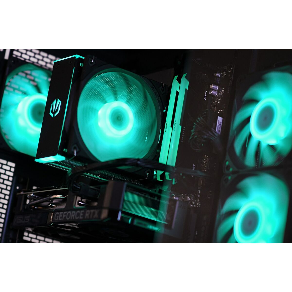 Afbeeldingen van Desktop PC Actina KOMACNGIP0372 Intel Core i7-8700 AMD Ryzen 7 8700F 32 GB RAM 1 TB SSD geforce rtx 5060