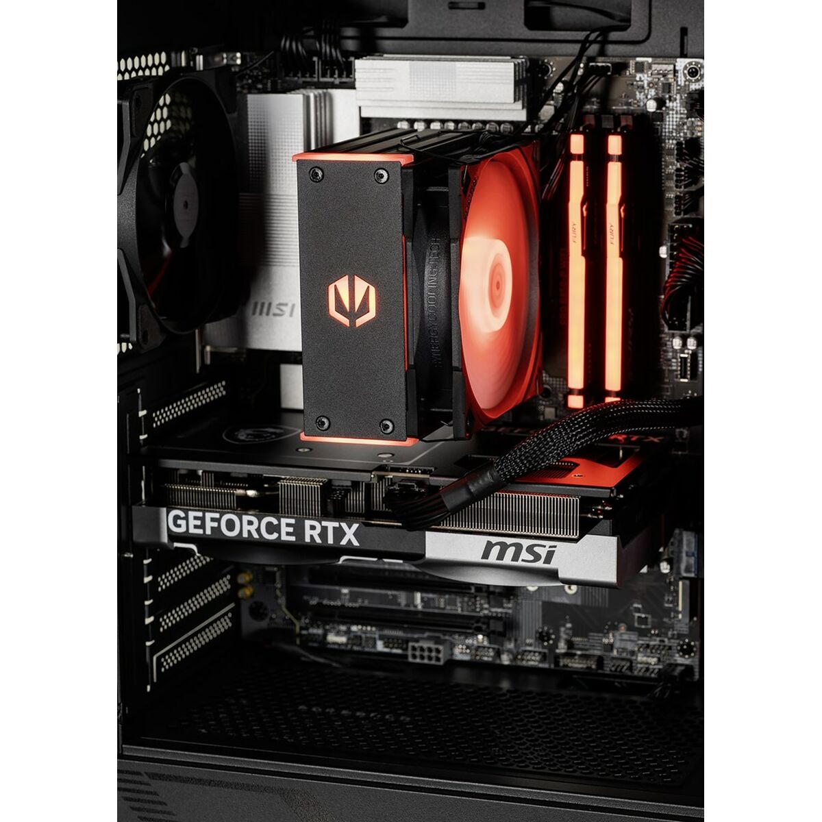 Afbeeldingen van Desktop PC Actina KOMACNGIP0384 Intel Core i7-8700 AMD Ryzen 7 8700F 32 GB RAM 1 TB SSD nvidia geforce rtx 5070