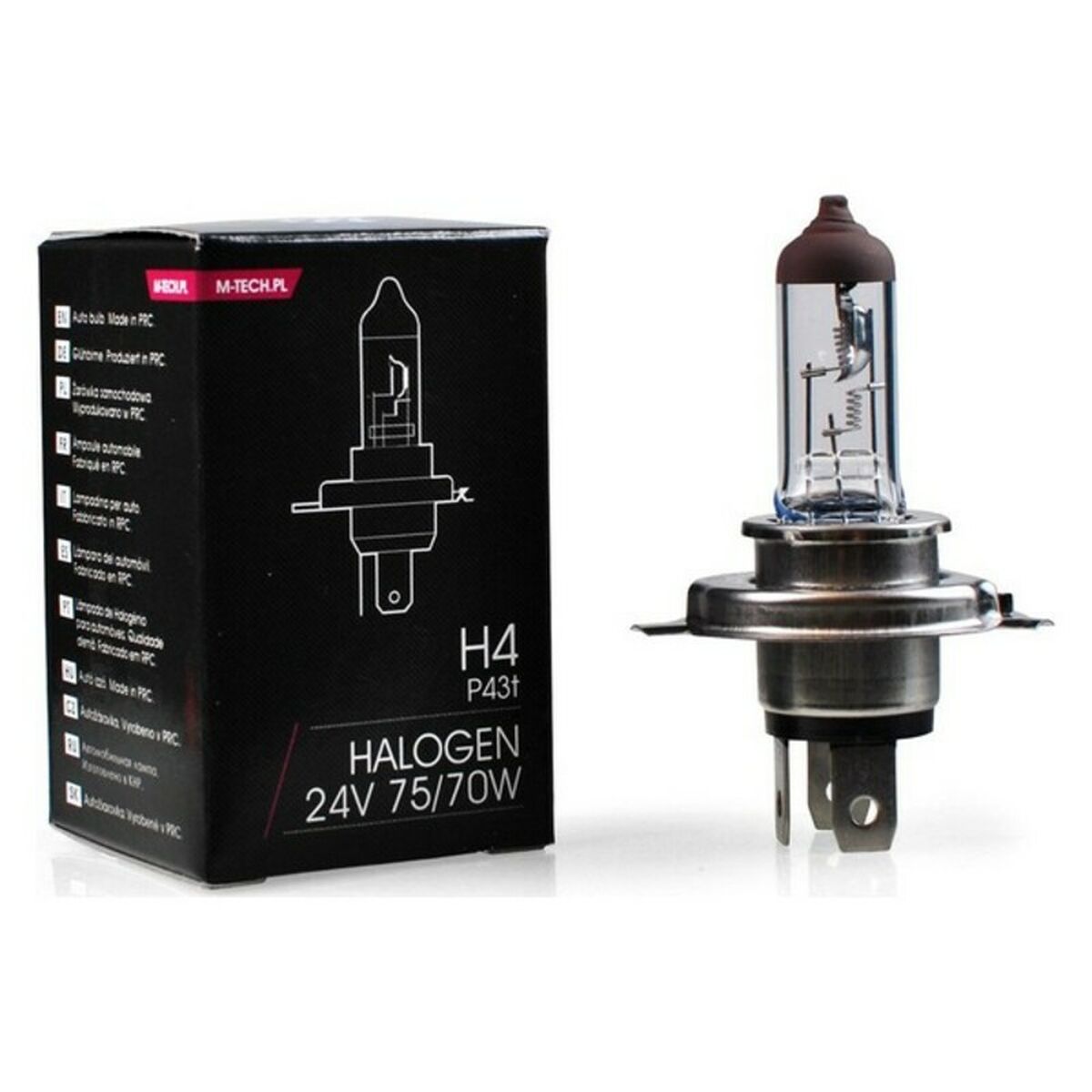 Image secondaire de Ampoule M-Tech Z907 24v 70W 75W H4