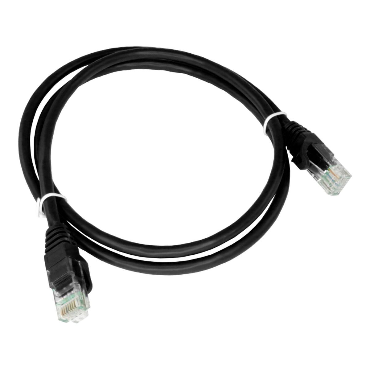 Picture of UTP Category 6 Rigid Network Cable Alantec KKU6CZA0.5 Black 50 cm