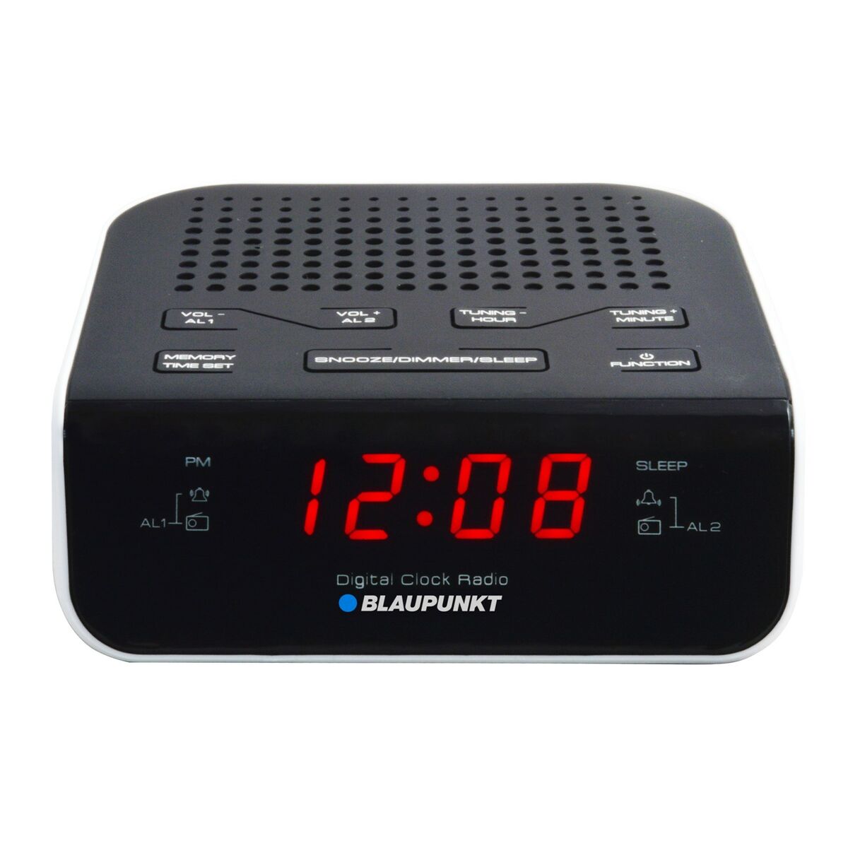 Afbeeldingen van Clock-Radio Blaupunkt CR5WH White Black Bicoloured