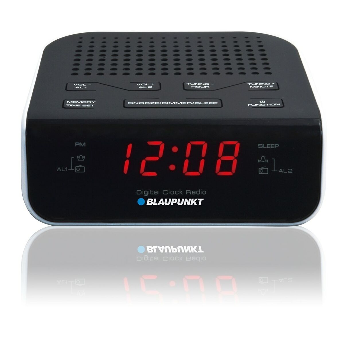 Afbeeldingen van Clock-Radio Blaupunkt CR5WH White Black Bicoloured