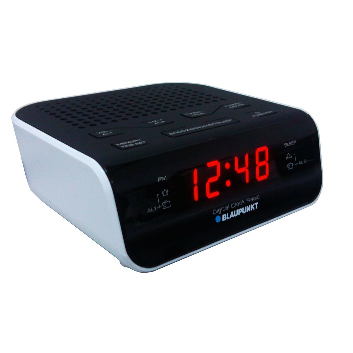 Afbeeldingen van Clock-Radio Blaupunkt CR5WH White Black Bicoloured