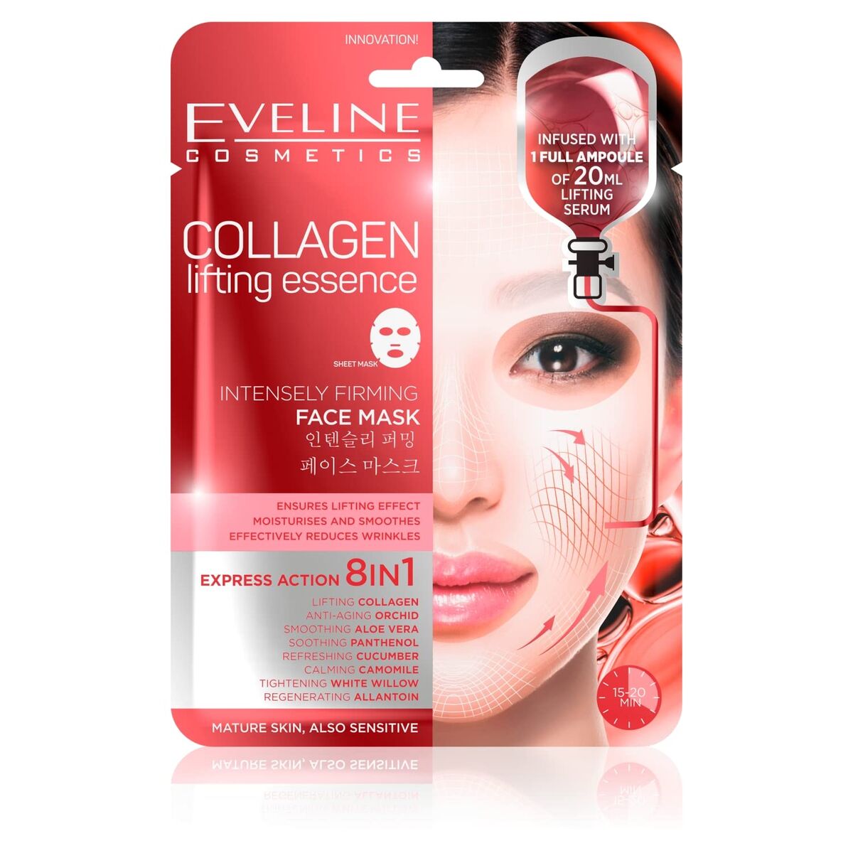 Gezichtsmasker Eveline Collagen Lifting Essence 20 ml