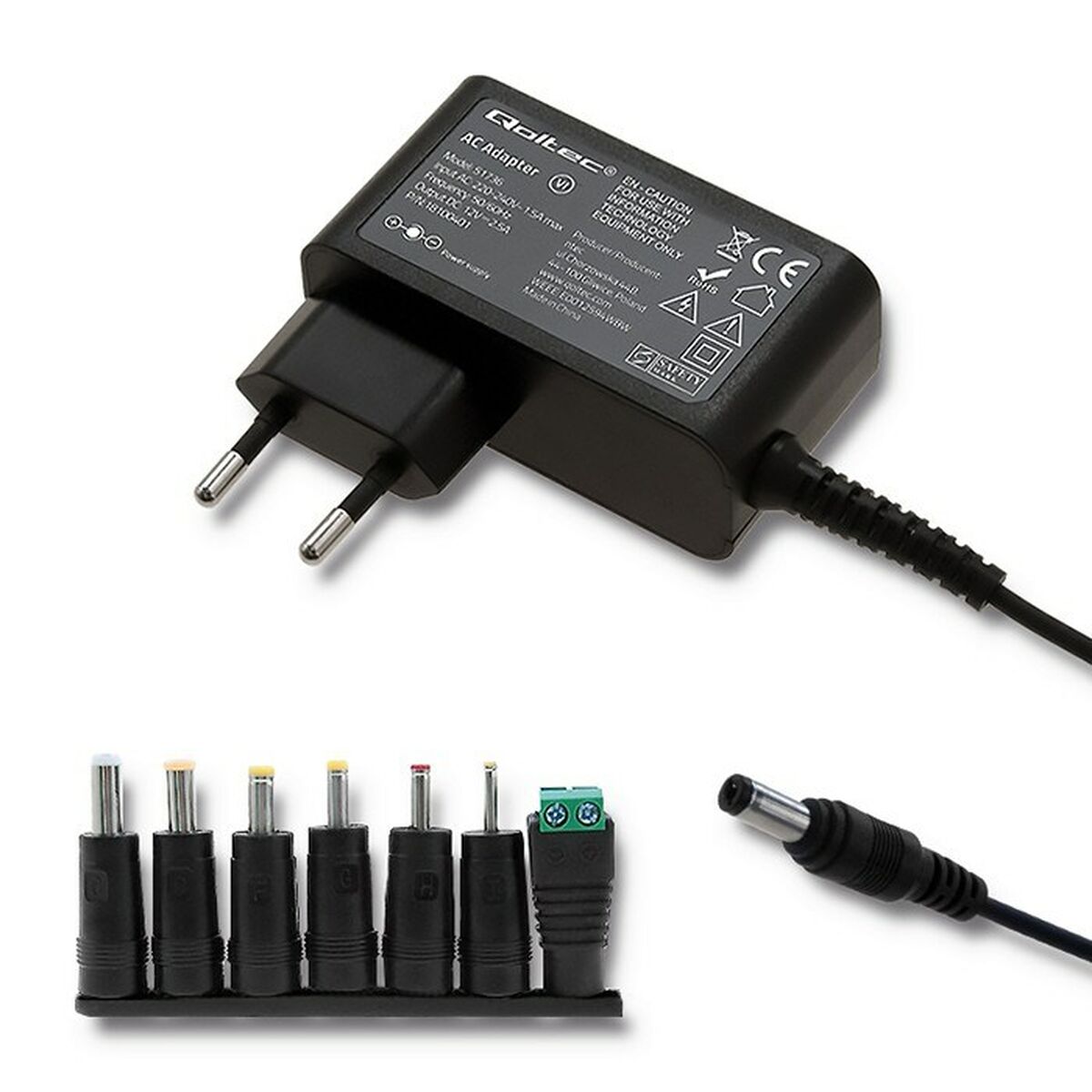 Afbeeldingen van Laptop Charger Qoltec 51736