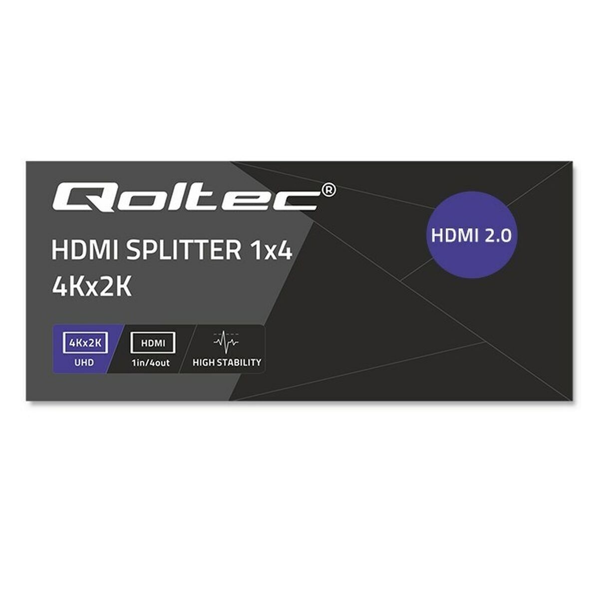 Afbeeldingen van HDMI switch Qoltec 51799 Black