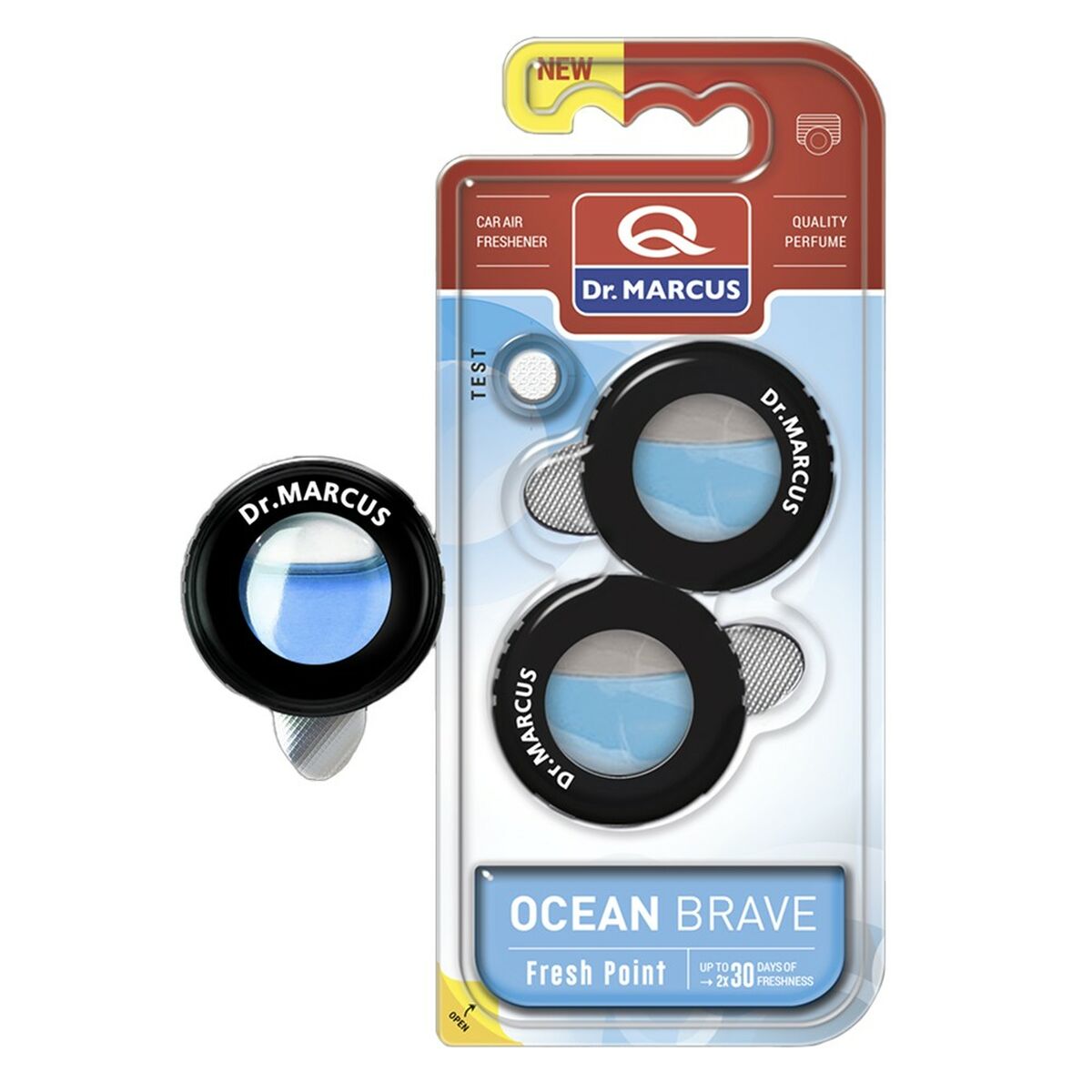 Car Air Freshener Dr Marcus FRESH POINT OCEAN BRAVE Ocean 2,5 ml Plastic (2 Units) Car Air Freshener Dr Marcus FRESH POINT OCEAN BRAVE Ocean 2,5 ml Plastic (2 Units)