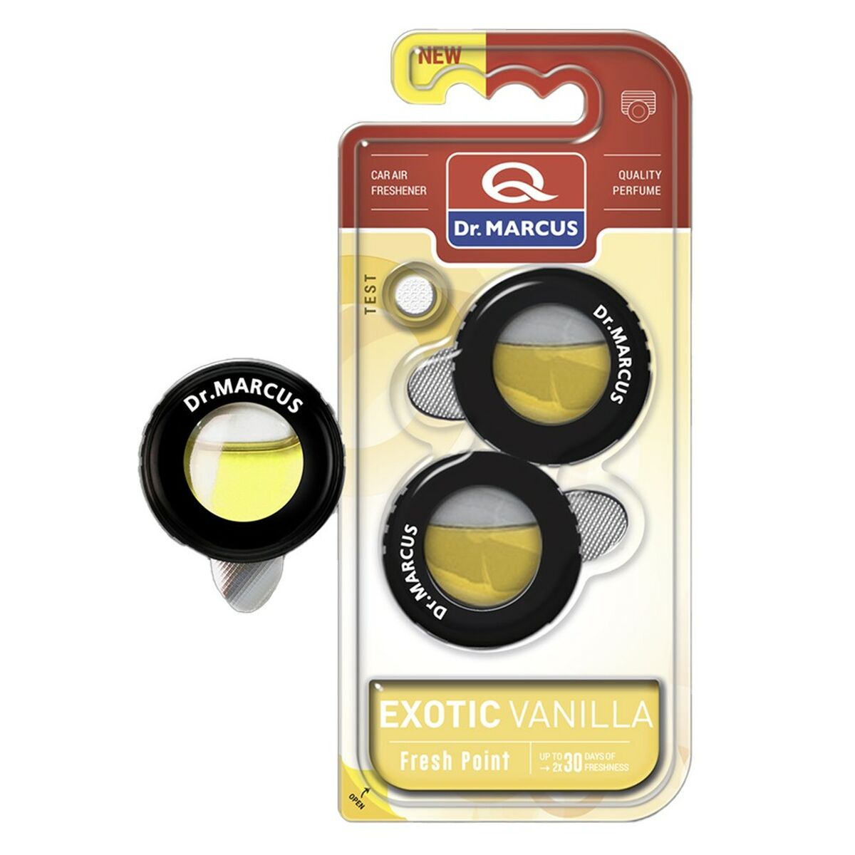 Car Air Freshener Dr Marcus FRESH POINT EXOTIC VANILLA Vanilla 2,5 ml Plastic (2 Units) Car Air Freshener Dr Marcus FRESH POINT EXOTIC VANILLA Vanilla 2,5 ml Plastic (2 Units)