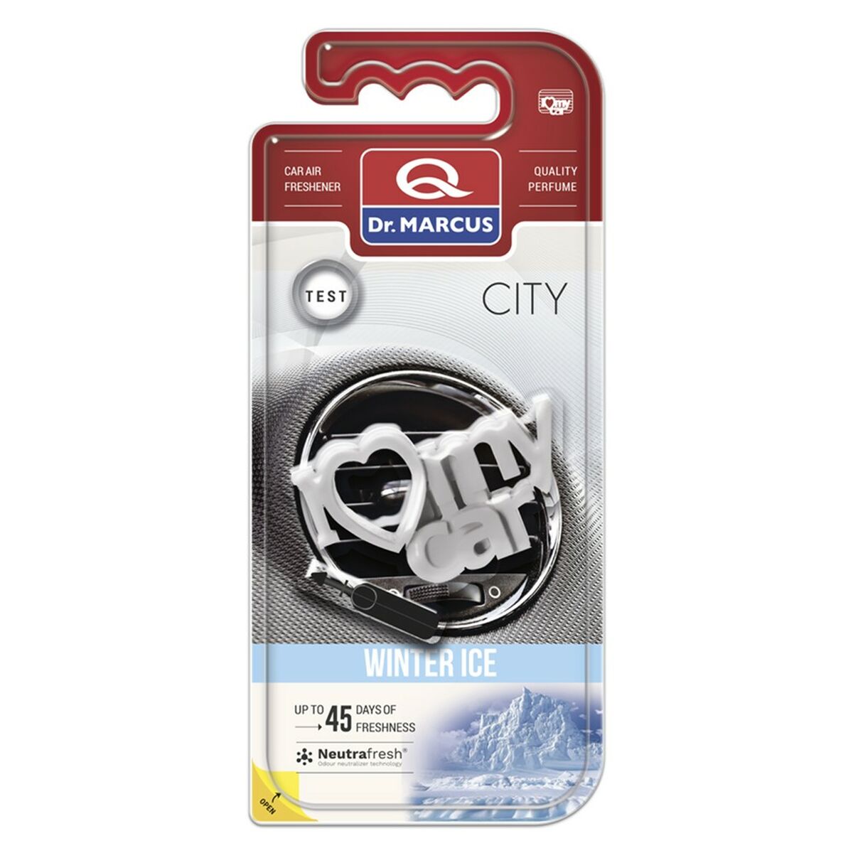 Car Air Freshener Dr Marcus City ICE CHILL Plastic Fragrance