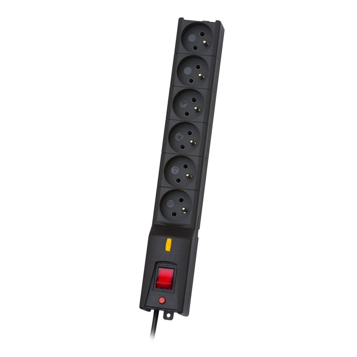 Multiprise 6 Prises avec Interrupteur Lestar LX 610 G-A K.:CZ 1,5M 1,5 m 5,2 x 3,8 x 35,5 cm