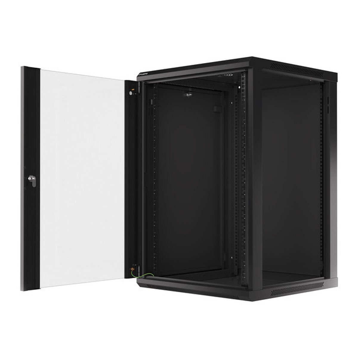 Afbeeldingen van Wall-mounted Rack Cabinet Lanberg WF01-6618-10B