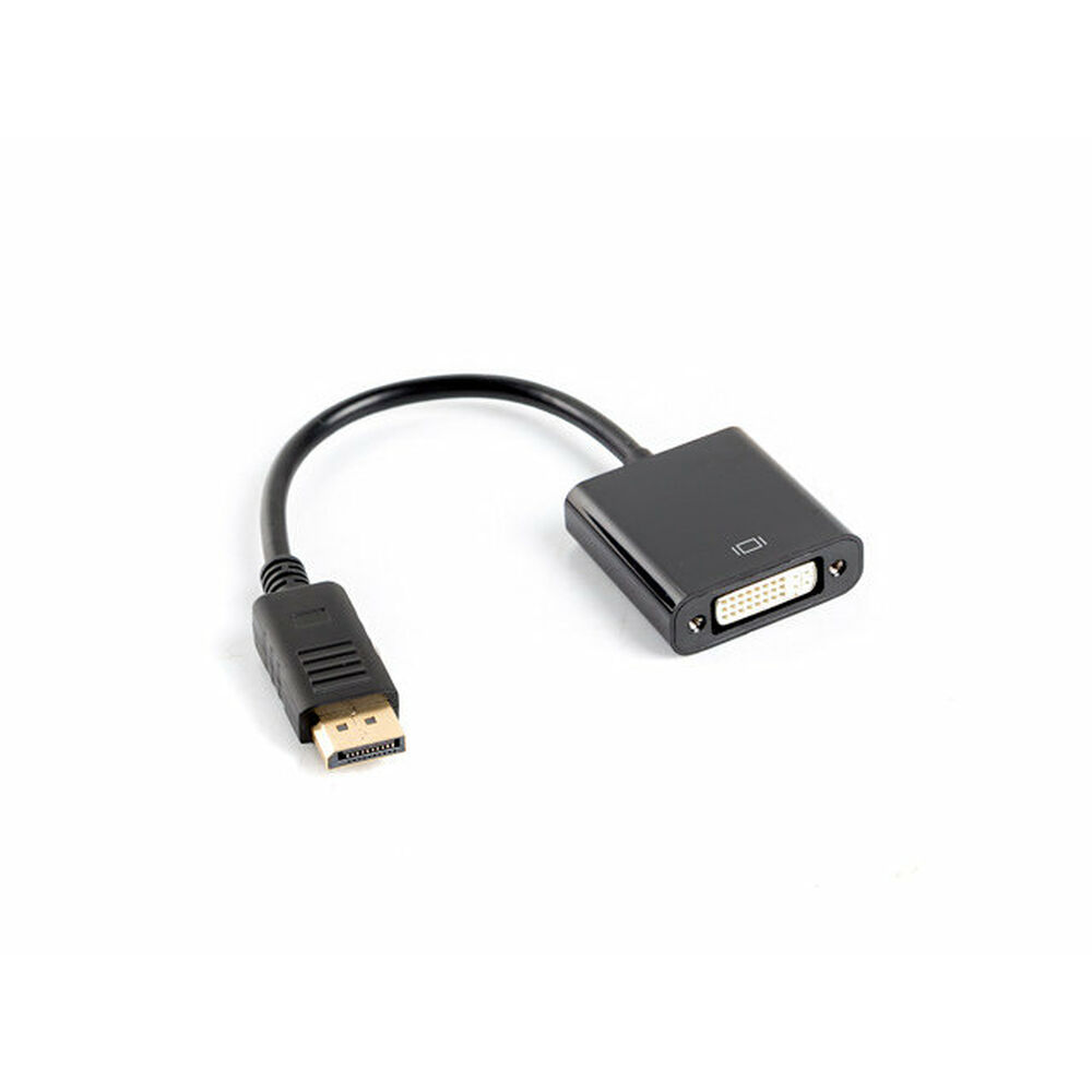 Adaptateur DisplayPort vers DVI Lanberg AD-0007-BK Noir 10 cm