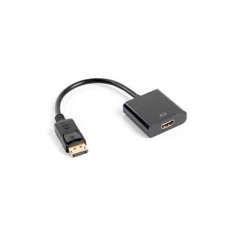 Adaptateur DisplayPort vers HDMI Lanberg AD-0009-BK Noir