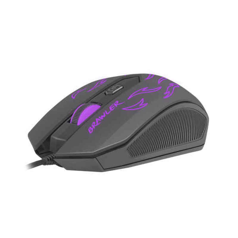 Gaming Mouse Fury Brawler 1600 DPI Black
