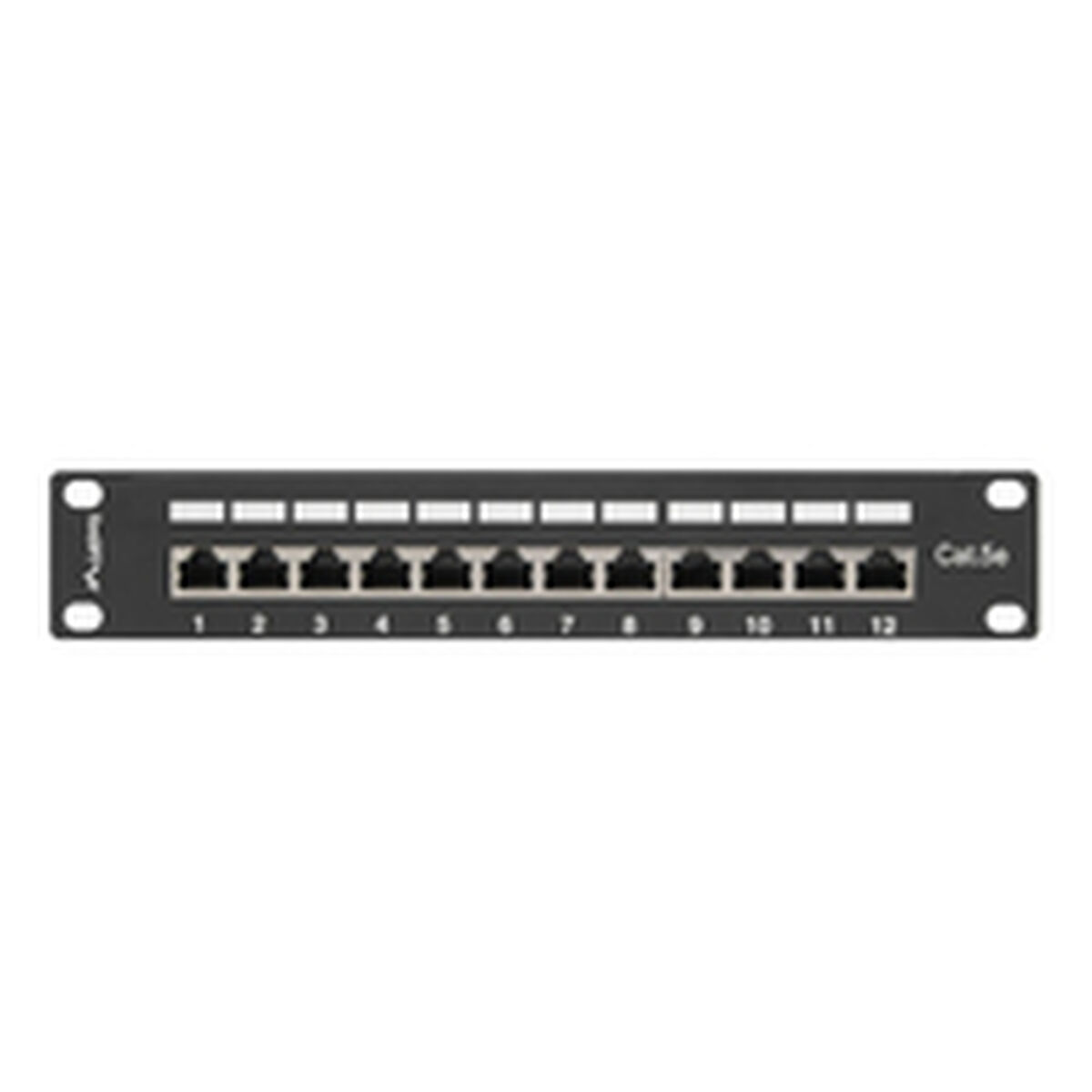 Afbeeldingen van 24-port UTP Category 6 Patch Panel Lanberg PPF5-9012-B