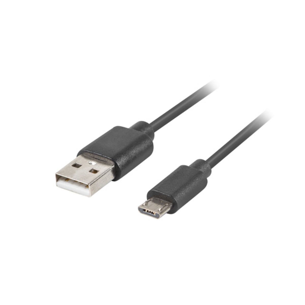 Câble Micro USB Lanberg CA-USBM-20CU-0010-BK Noir 1 m