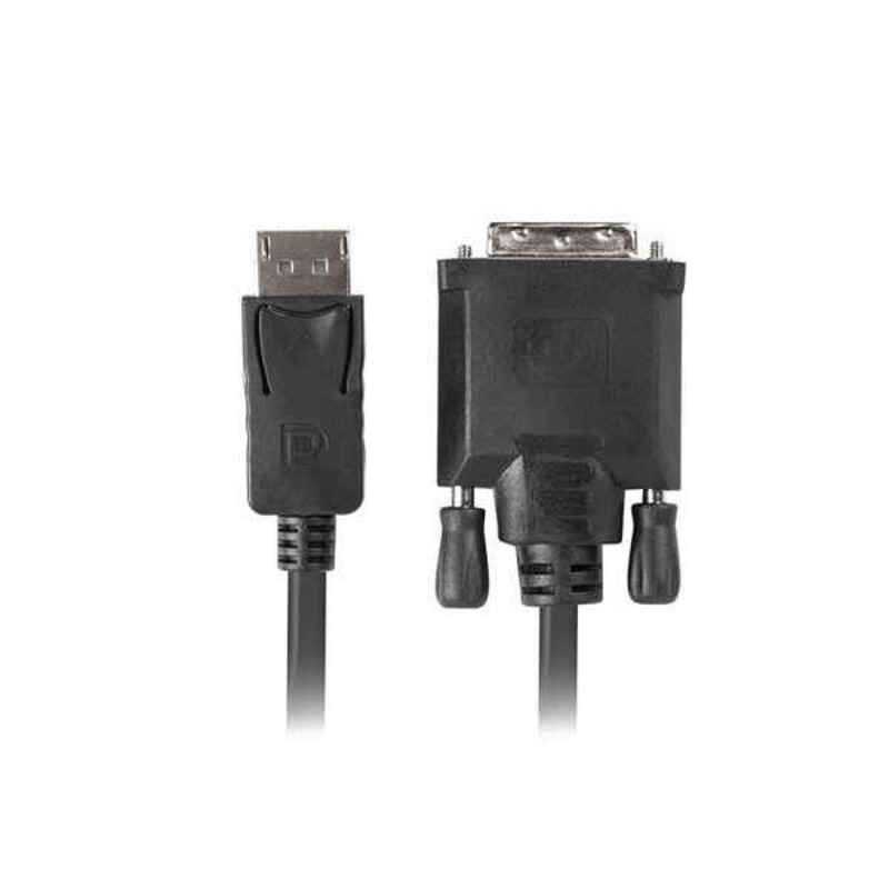 DisplayPort Cable Lanberg CA-DPDV-10CU-0018-BK Black