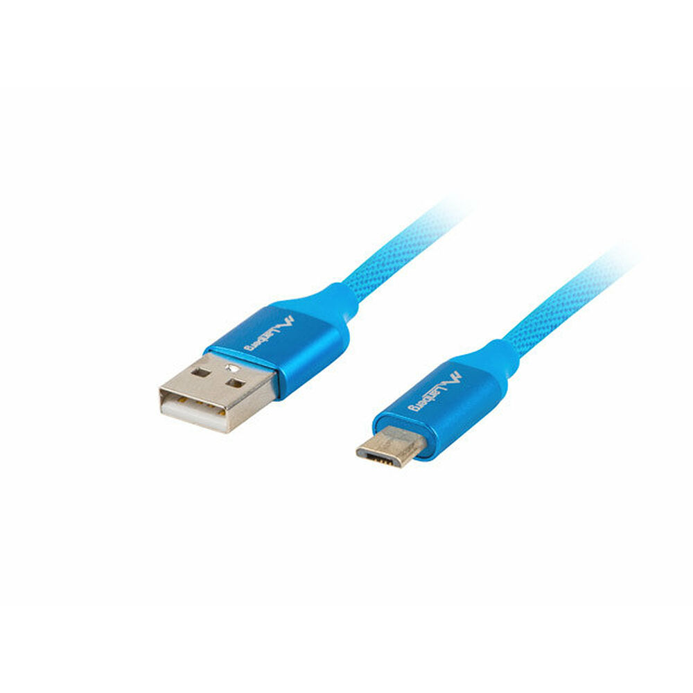 Câble Micro USB Lanberg CA-USBM-20CU-0010-BL 1 m