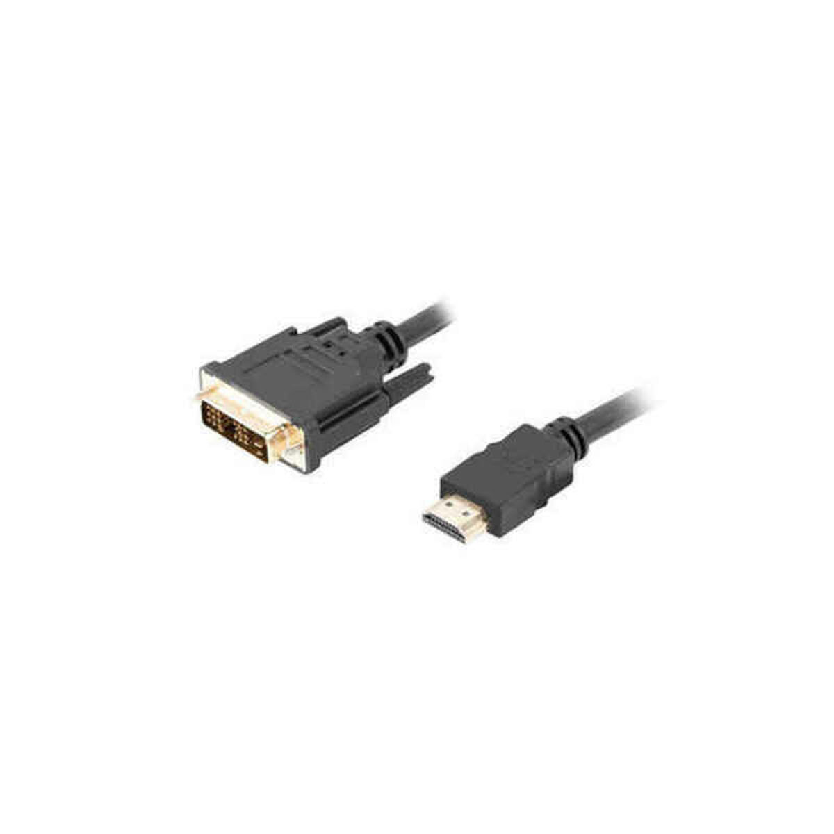 Afbeeldingen van HDMI to DVI Cable Lanberg Male Plug/Male Plug Black