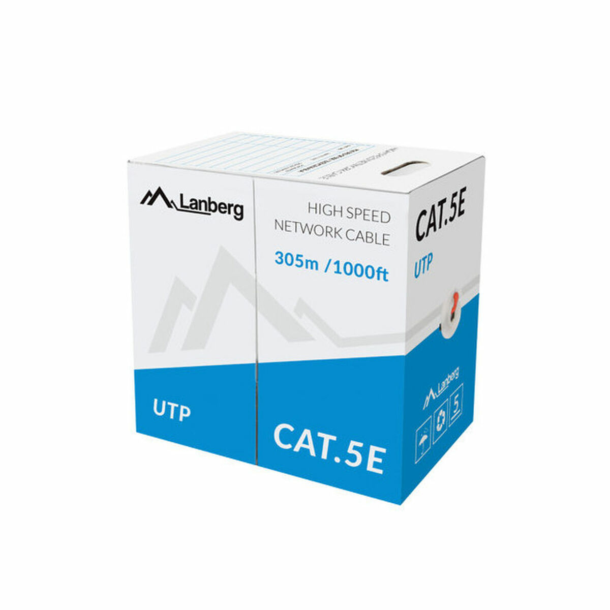 Afbeeldingen van Ethernet LAN Cable Lanberg LCU5-10CC-0305-R Red 305 m