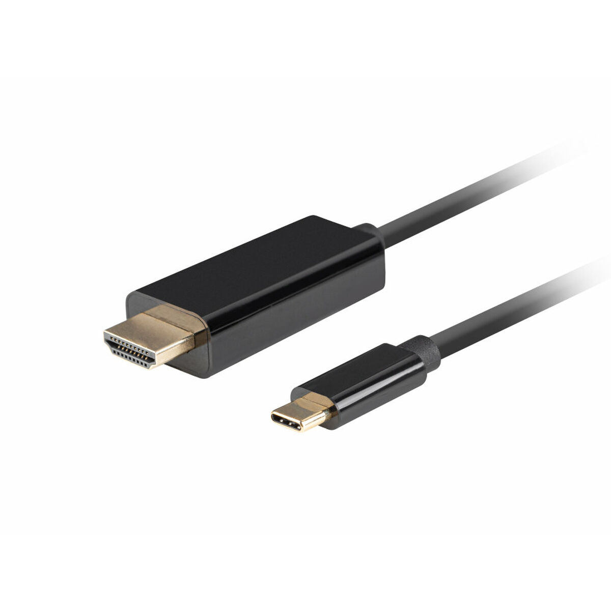 Afbeeldingen van USB-C to HDMI Cable Lanberg CA-CMHD-10CU-0030-BK 3 m Black