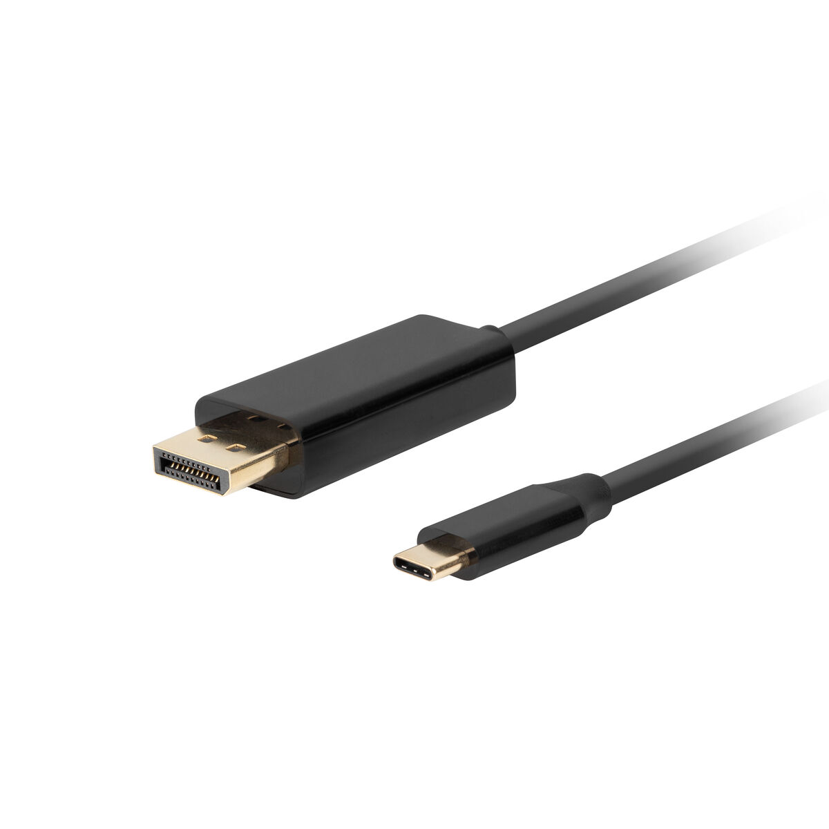 Adaptateur USB C vers DisplayPort Lanberg CA-CMDP-10CU-0005-BK Noir 500 cm