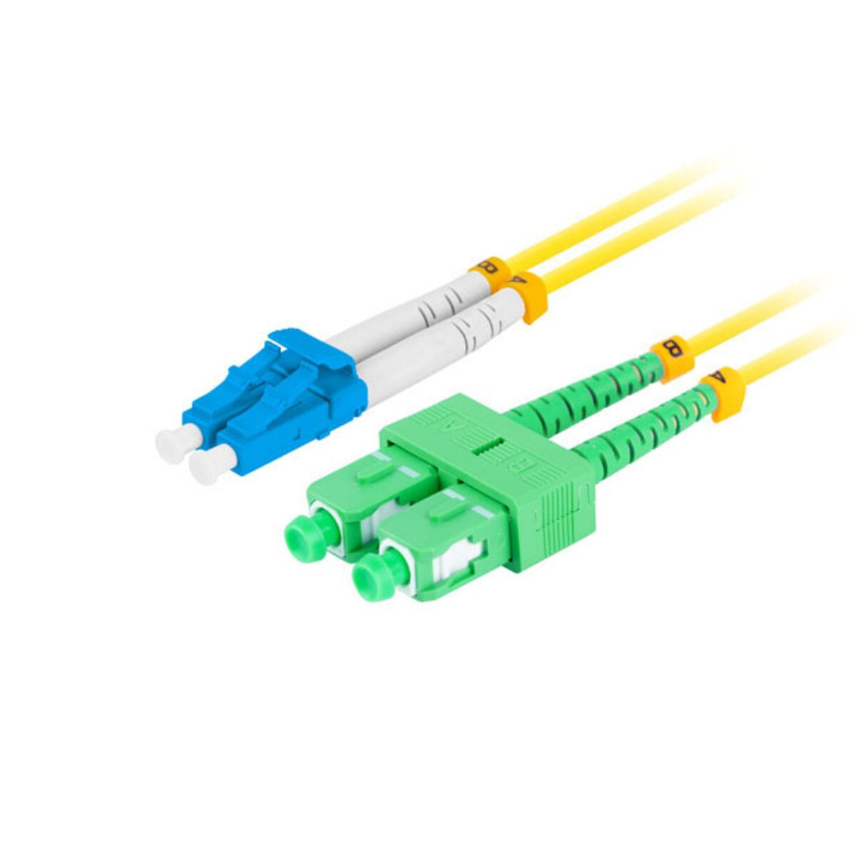 Câble à fibre optique Lanberg FO-LUSA-SD11-0020-YE 2 m