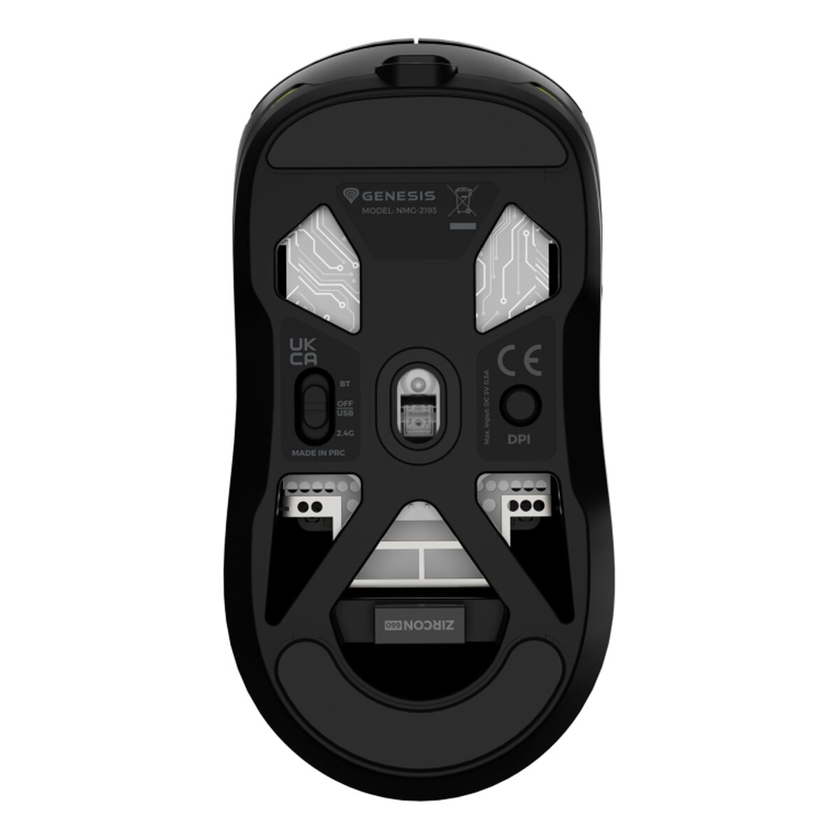 Afbeeldingen van Wireless Bluetooth Mouse Genesis NMG-2193 Black