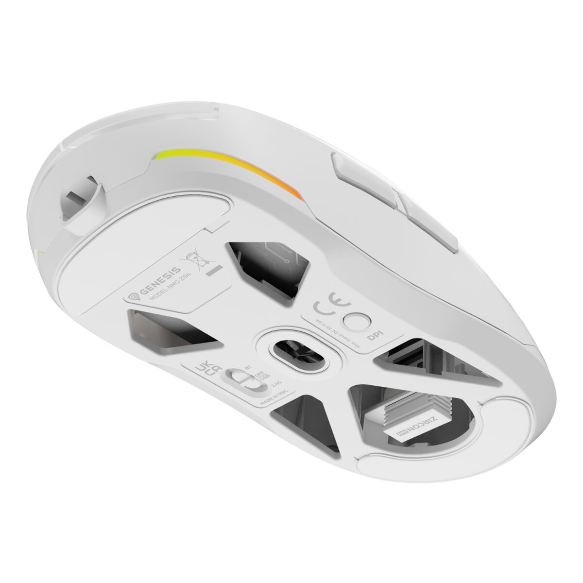 Image secondaire de Souris Bluetooth Sans Fil Genesis NMG-2194 Blanc