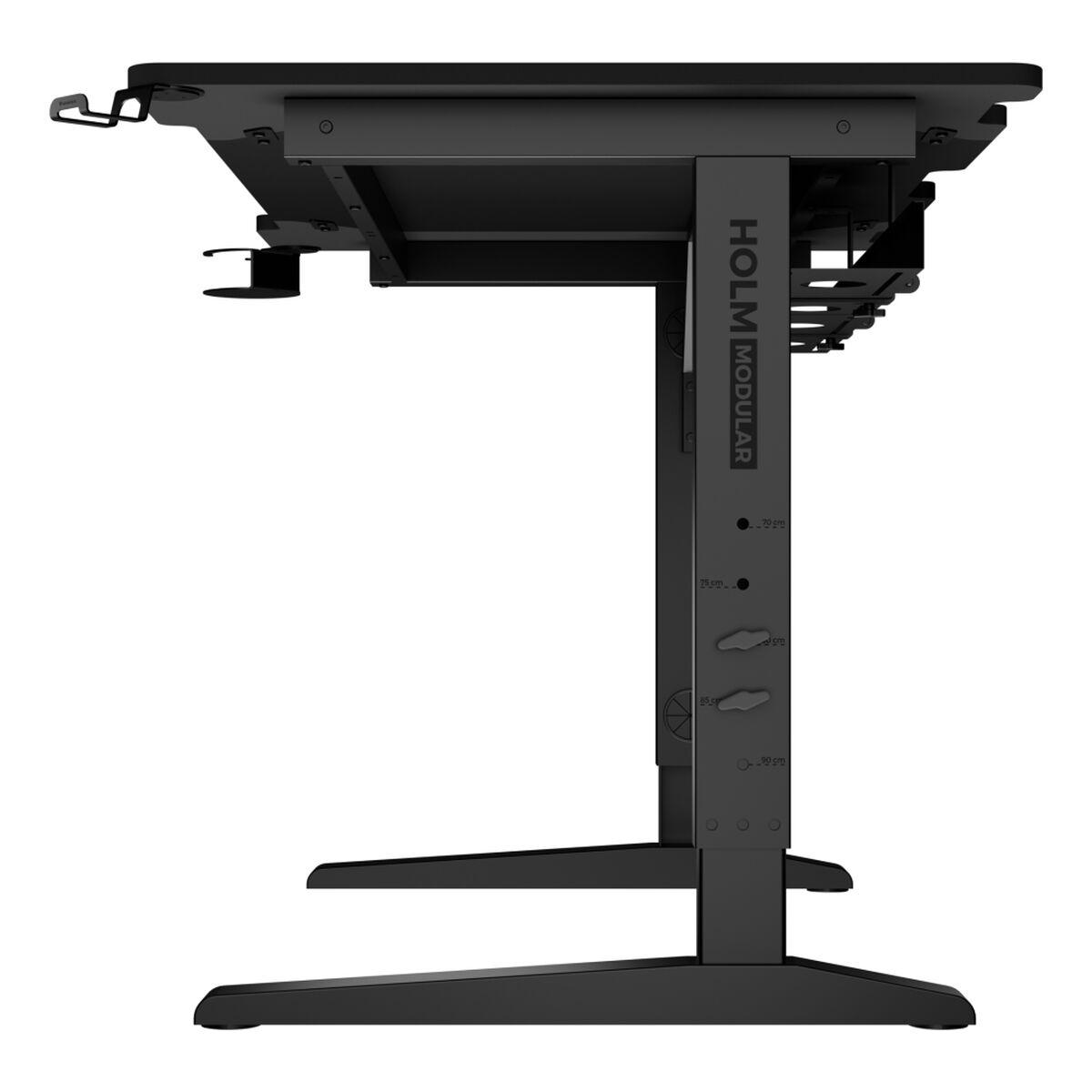 Image de Desk Genesis HOLM MODULAR 120 RGB 120 x 75 cm Black