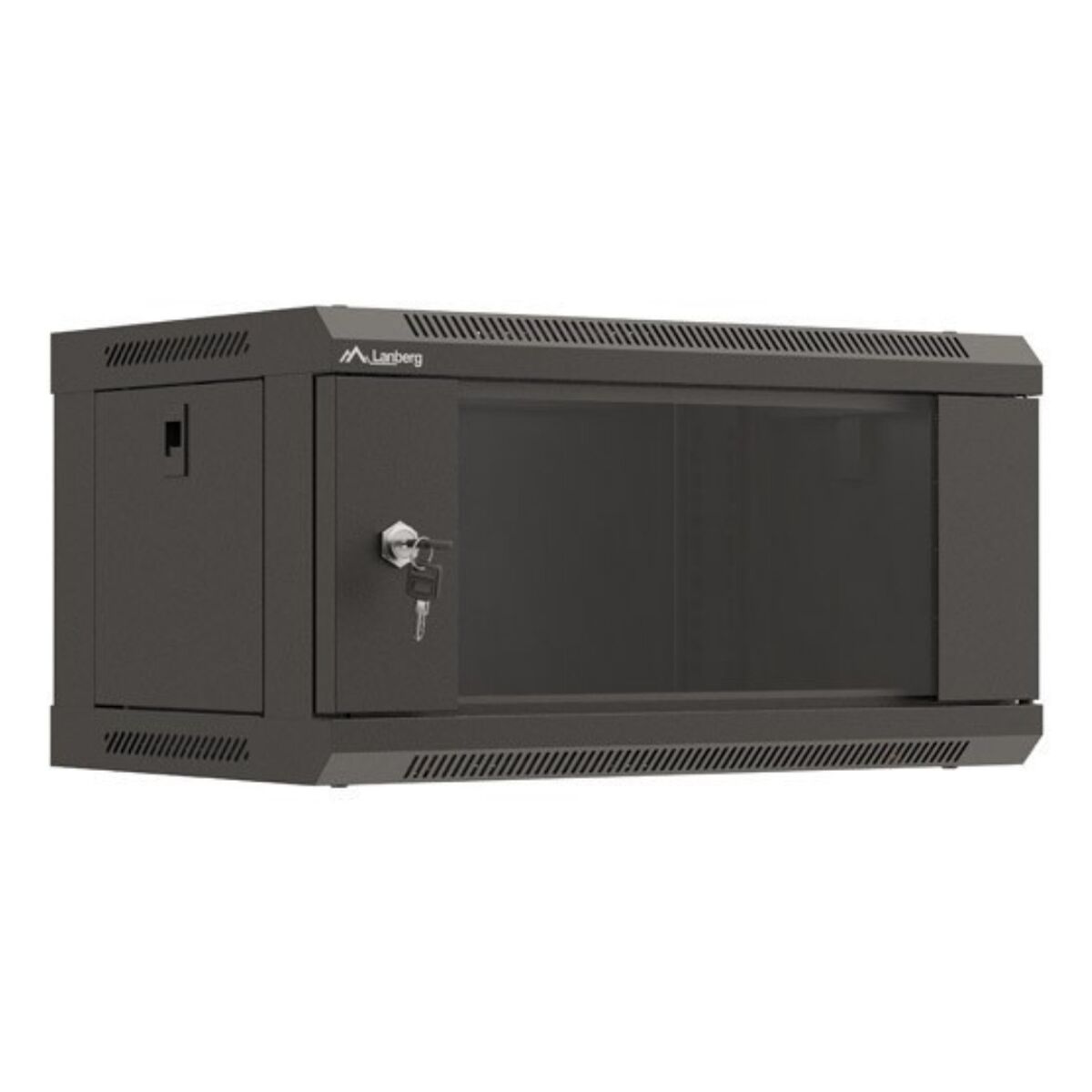 Afbeeldingen van Wall-mounted Rack Cabinet Lanberg WF03-5304-10B