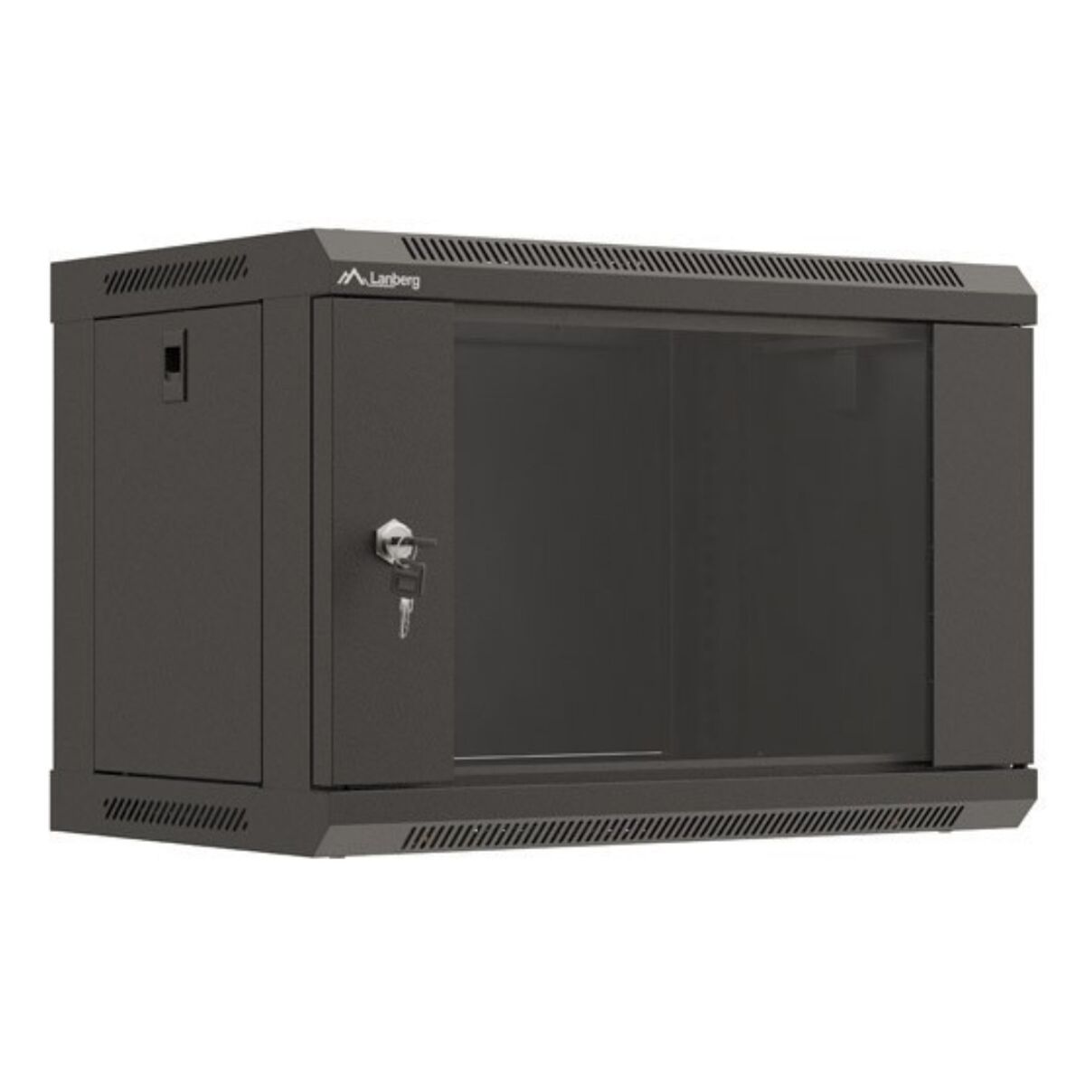 Afbeeldingen van Wall-mounted Rack Cabinet Lanberg WF03-5306-10B