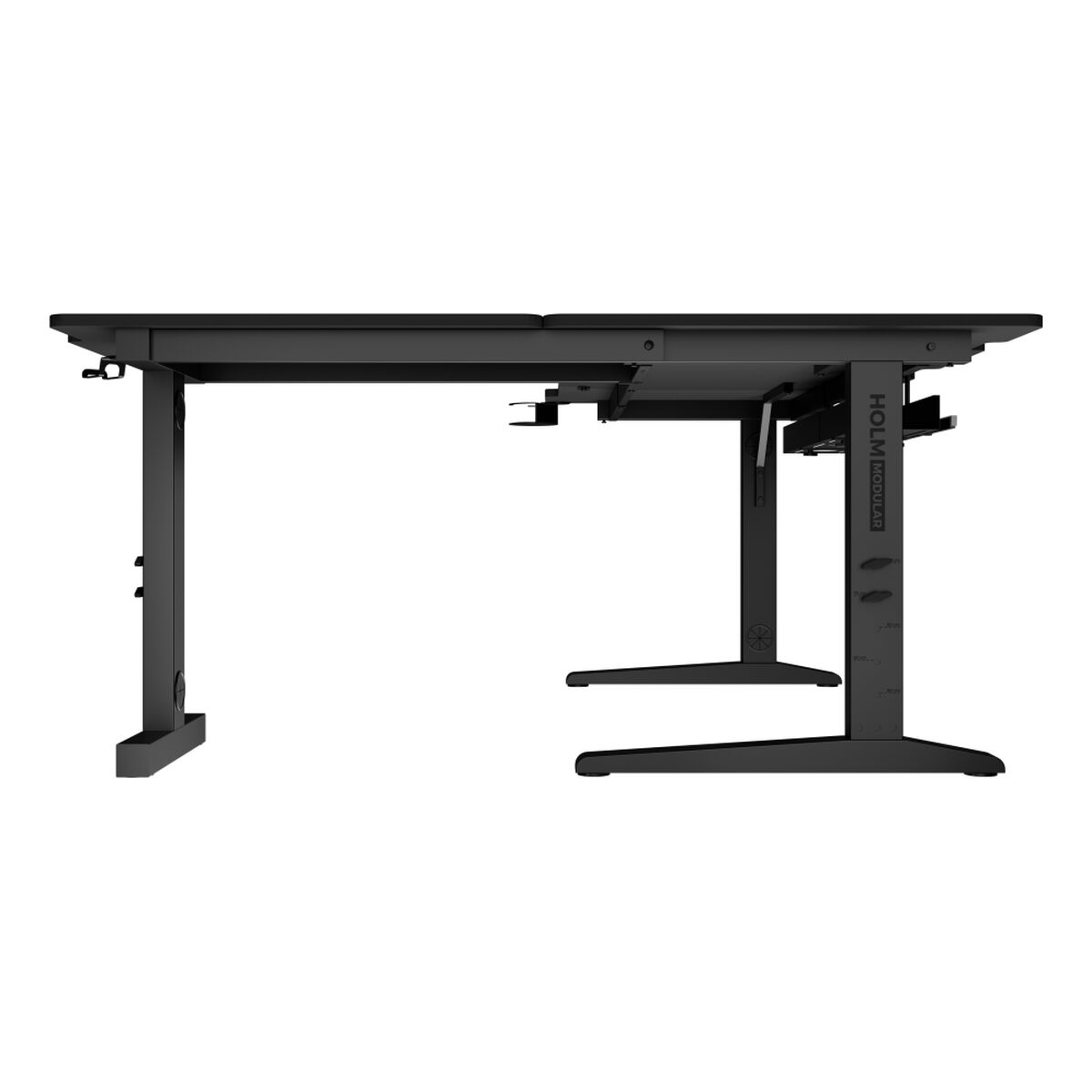 Afbeeldingen van Desk Genesis NDS-2295 Black 160 x 155 cm