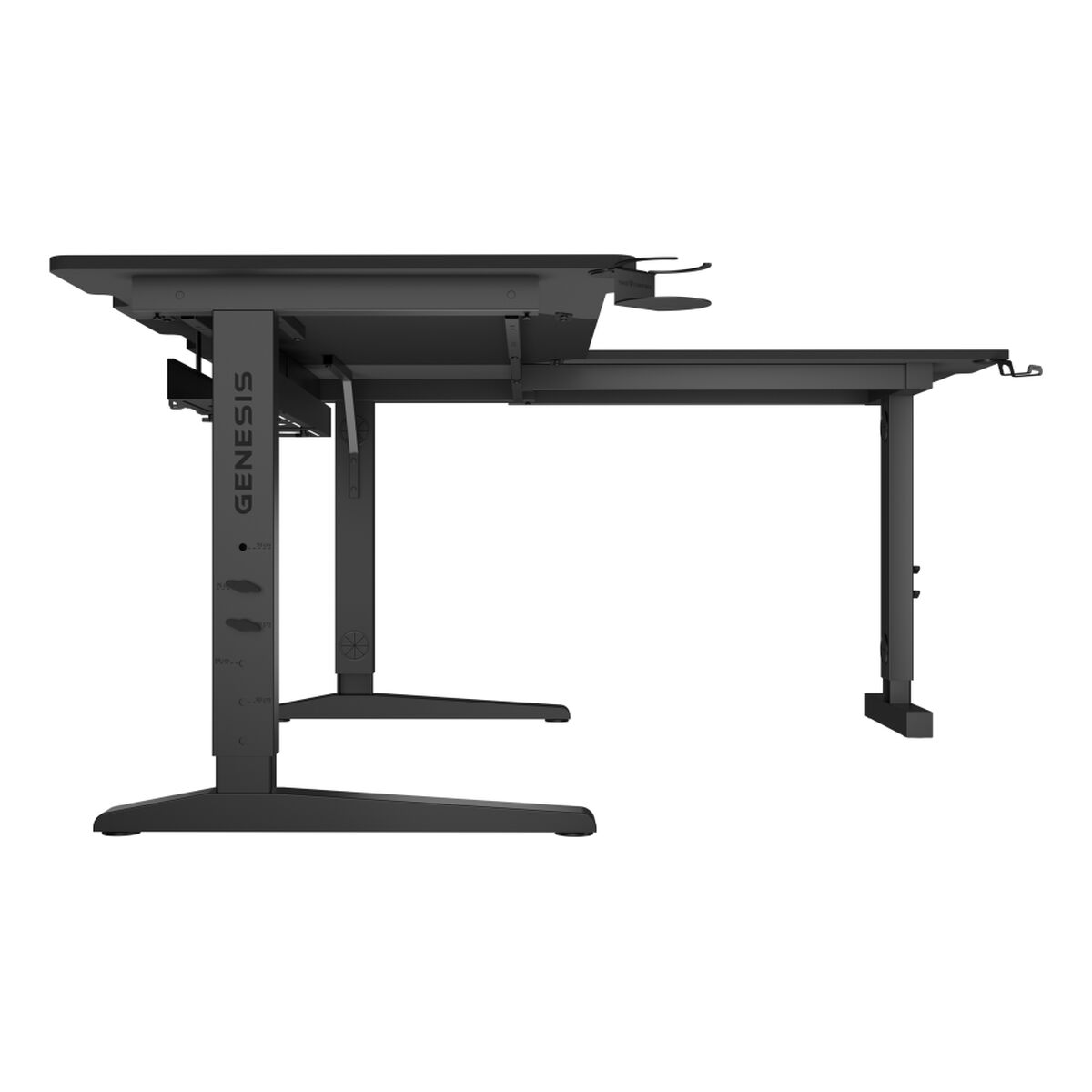 Afbeeldingen van Desk Genesis NDS-2295 Black 160 x 155 cm