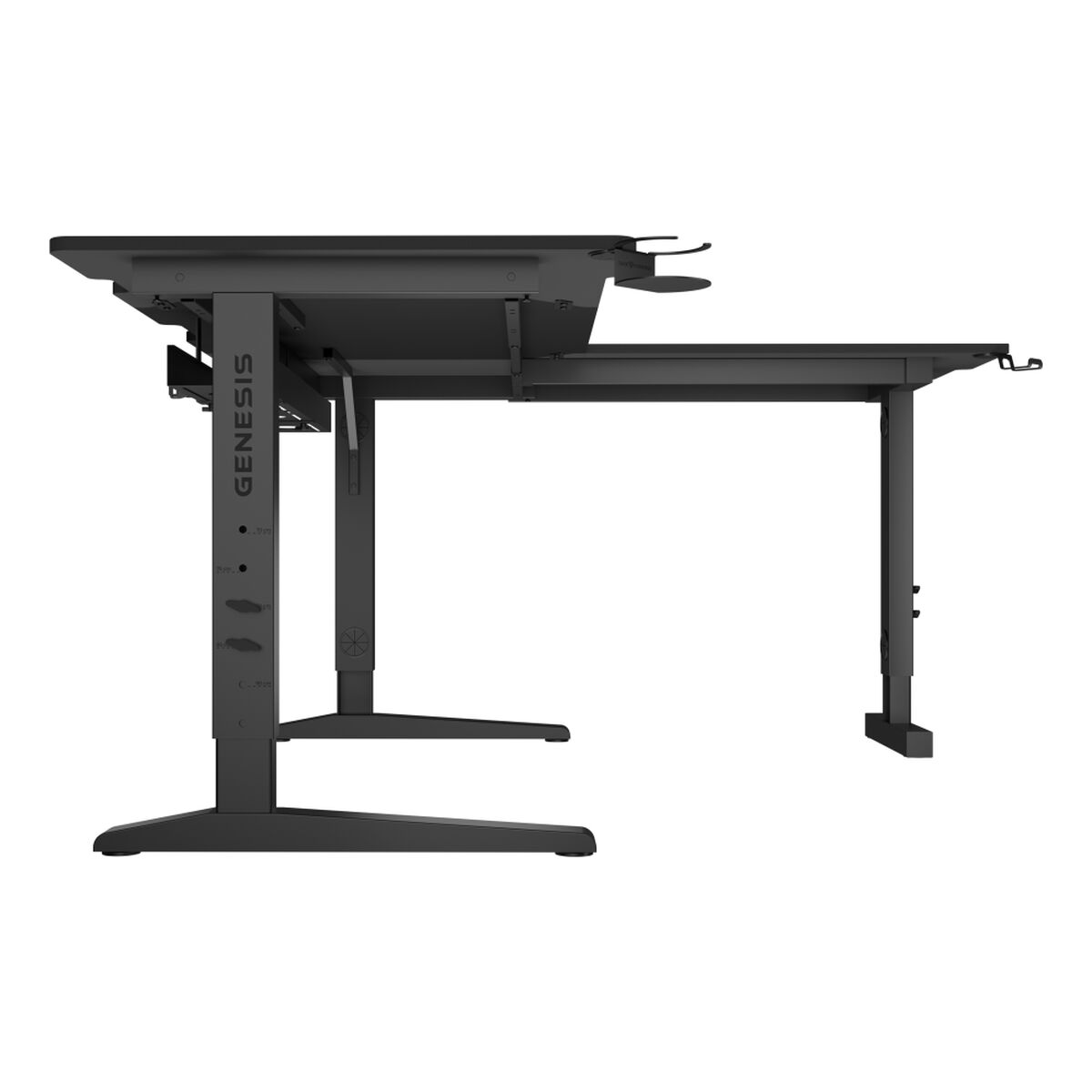 Afbeeldingen van Desk Genesis NDS-2295 Black 160 x 155 cm