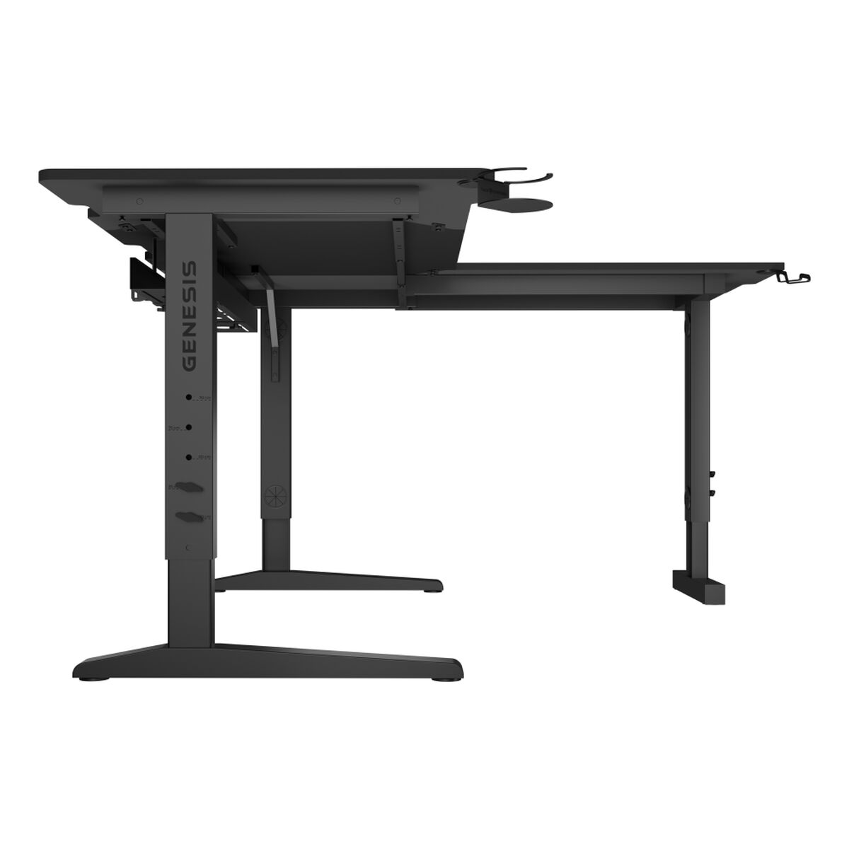 Afbeeldingen van Desk Genesis NDS-2295 Black 160 x 155 cm