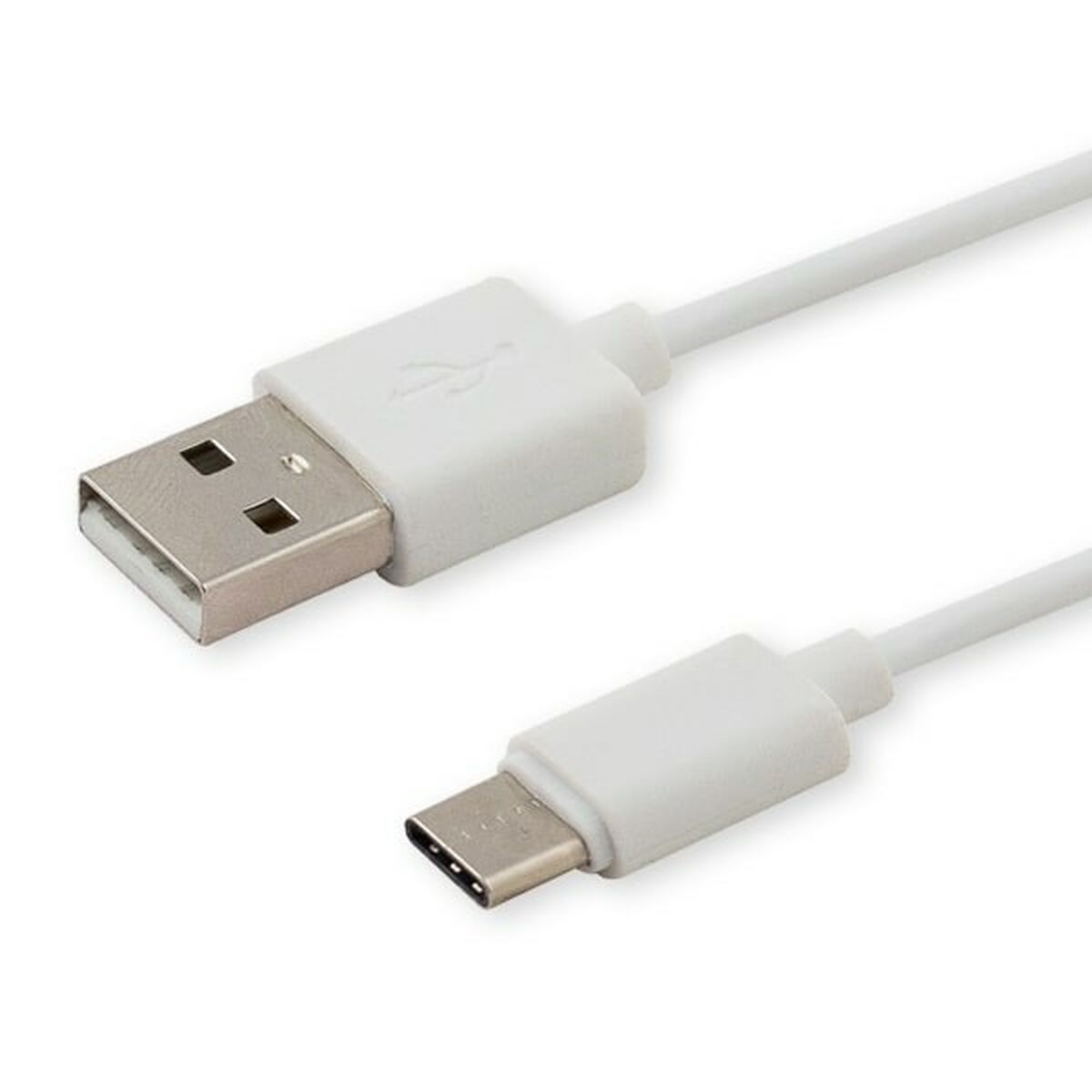 Câble USB A vers USB C Savio CL-125 Blanc 1 m