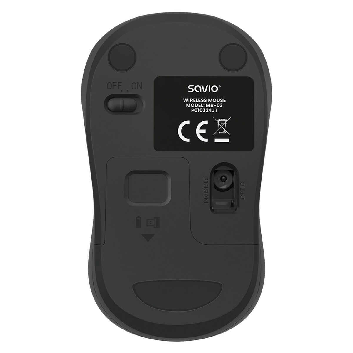 Afbeeldingen van Mouse Savio MB-03 Black 1000 dpi