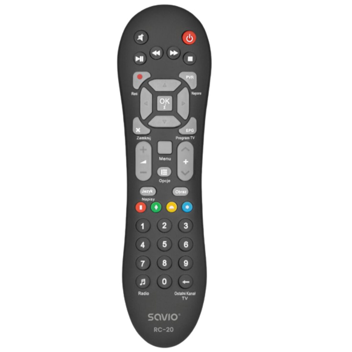 Afbeeldingen van Universal Remote Control Savio RC-20 Black