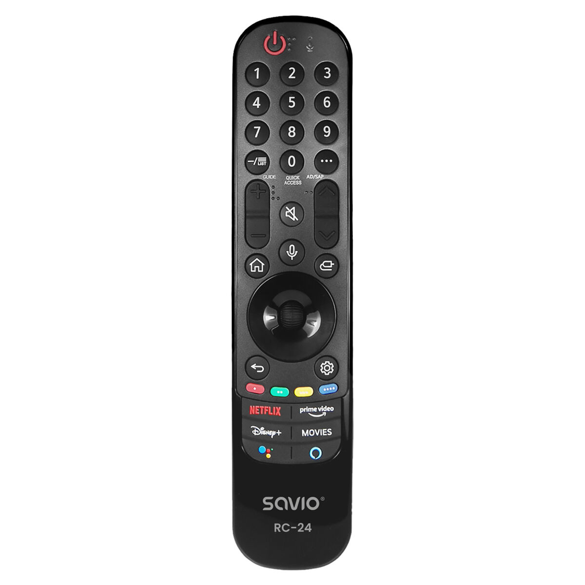 Afbeeldingen van Universal Remote Control Savio RC-24 Black